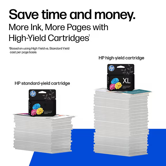 HP 62XL Black High Yield Ink Cartridge, Prints Up to 600 Pages (C2P05AN#140)