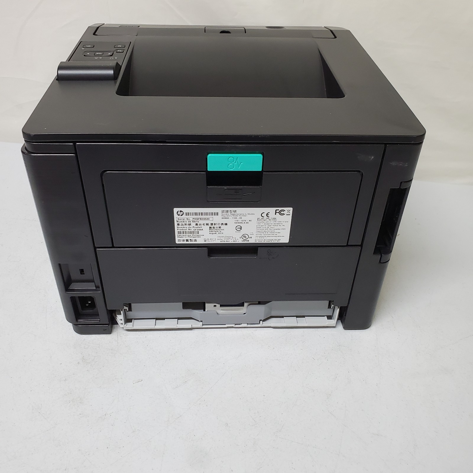 HP LaserJet Pro M401DNE Mono Printer 10.9K Pgs W/ Toner Duplex Networkable