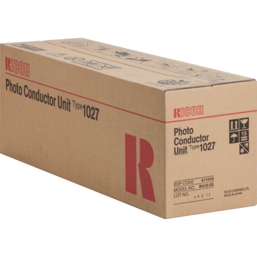 Ricoh 411018 Drum Type 1027 Black 45000 Pg Yield