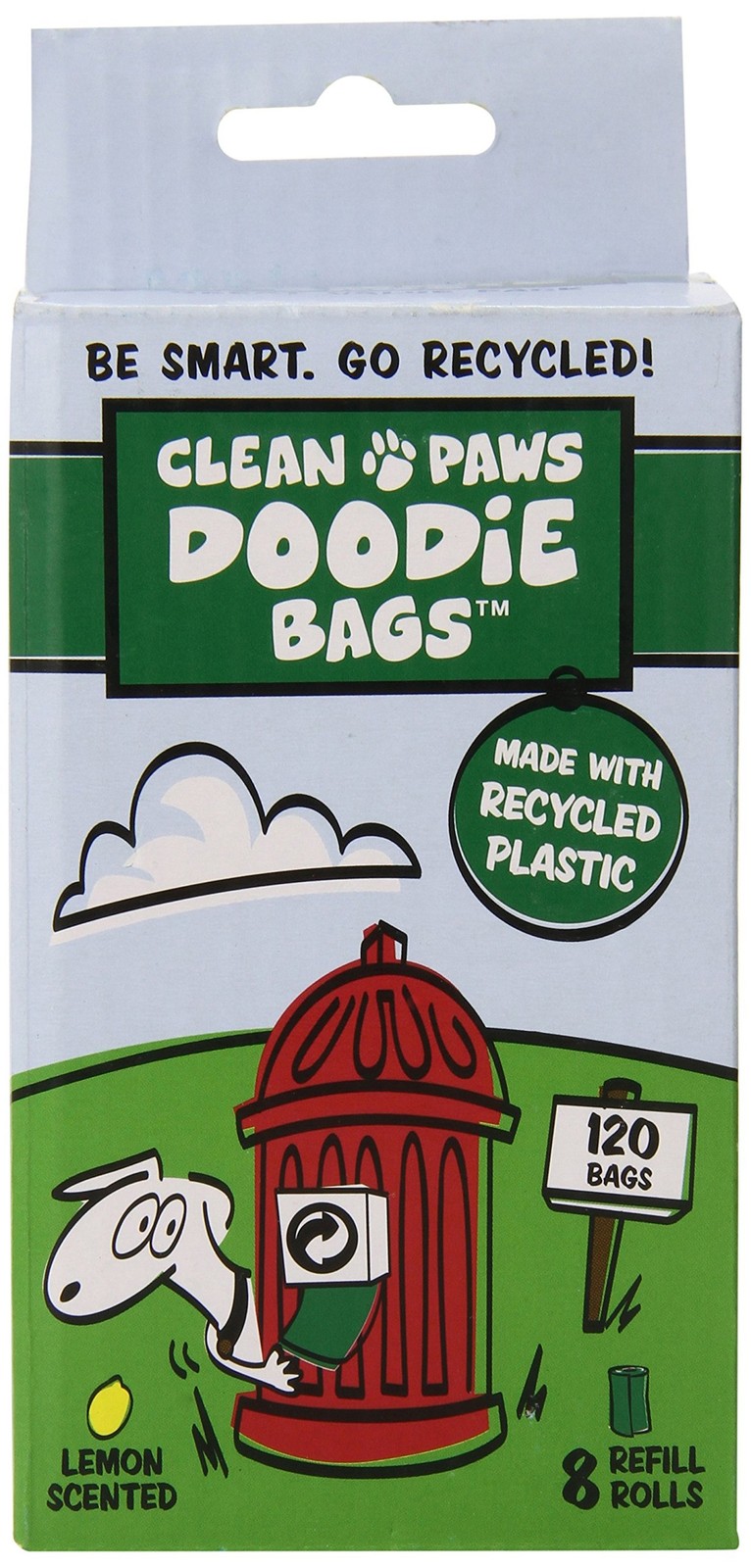 Clean Paws Refill Rolls, 8-Rolls Green 8 Count (Pack of 1)