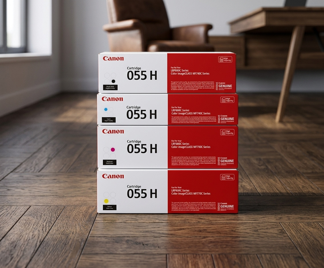 Canon 055H High Yield Toner Set 4 Pack CMYK | LBP664/MF741/743/745 | New Sealed