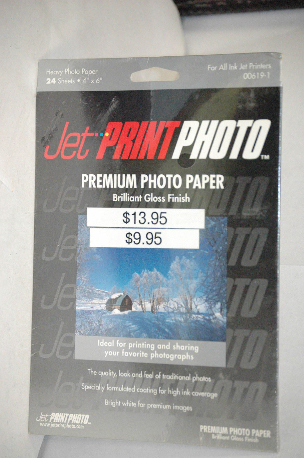Jet Print Premium Heavy Weight High Gloss Photo Paper 24 Sheets 4×6 inch 00619-1
