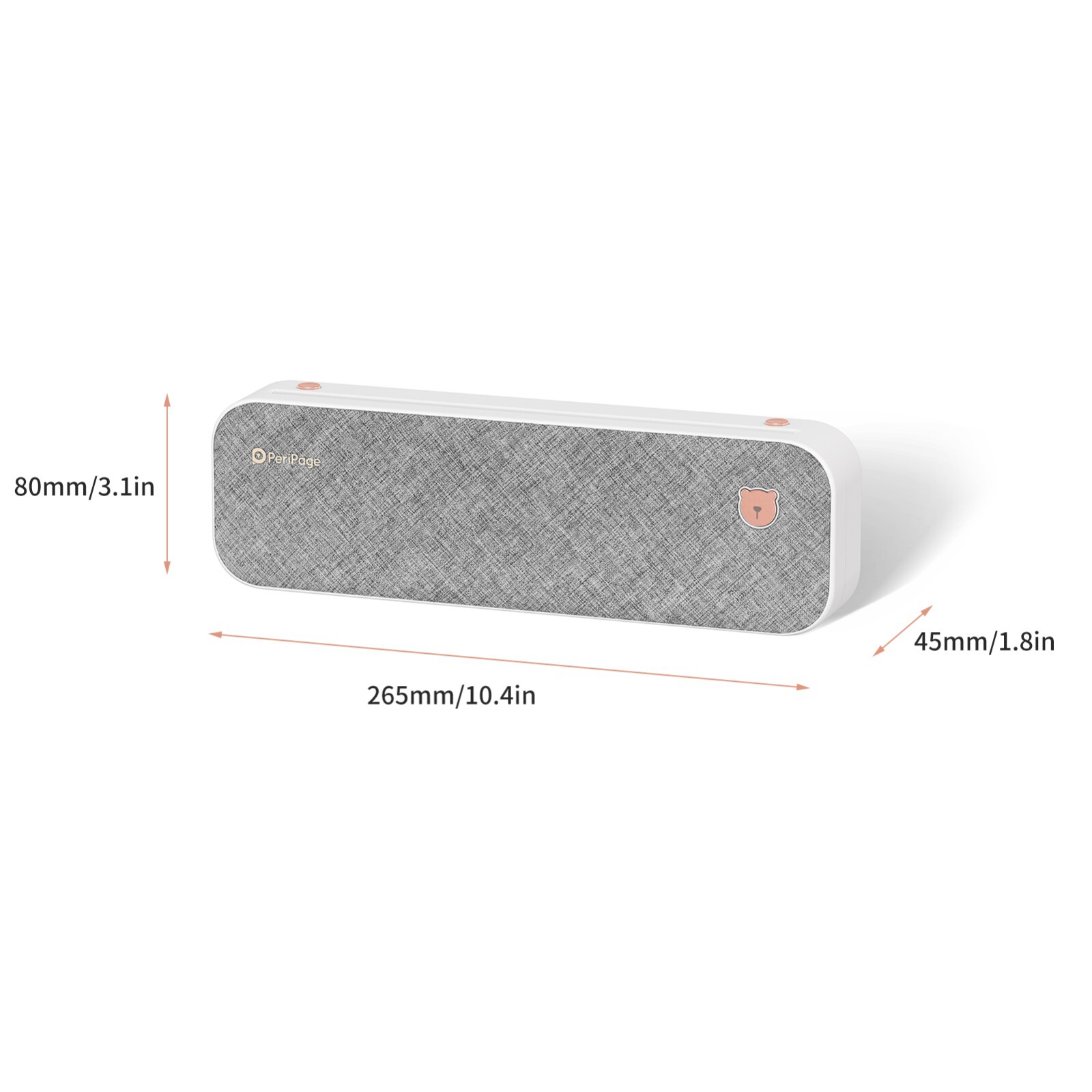 Peripage Printer Bluetooth Portable Wireless A4 Paper Document Thermal Print USB