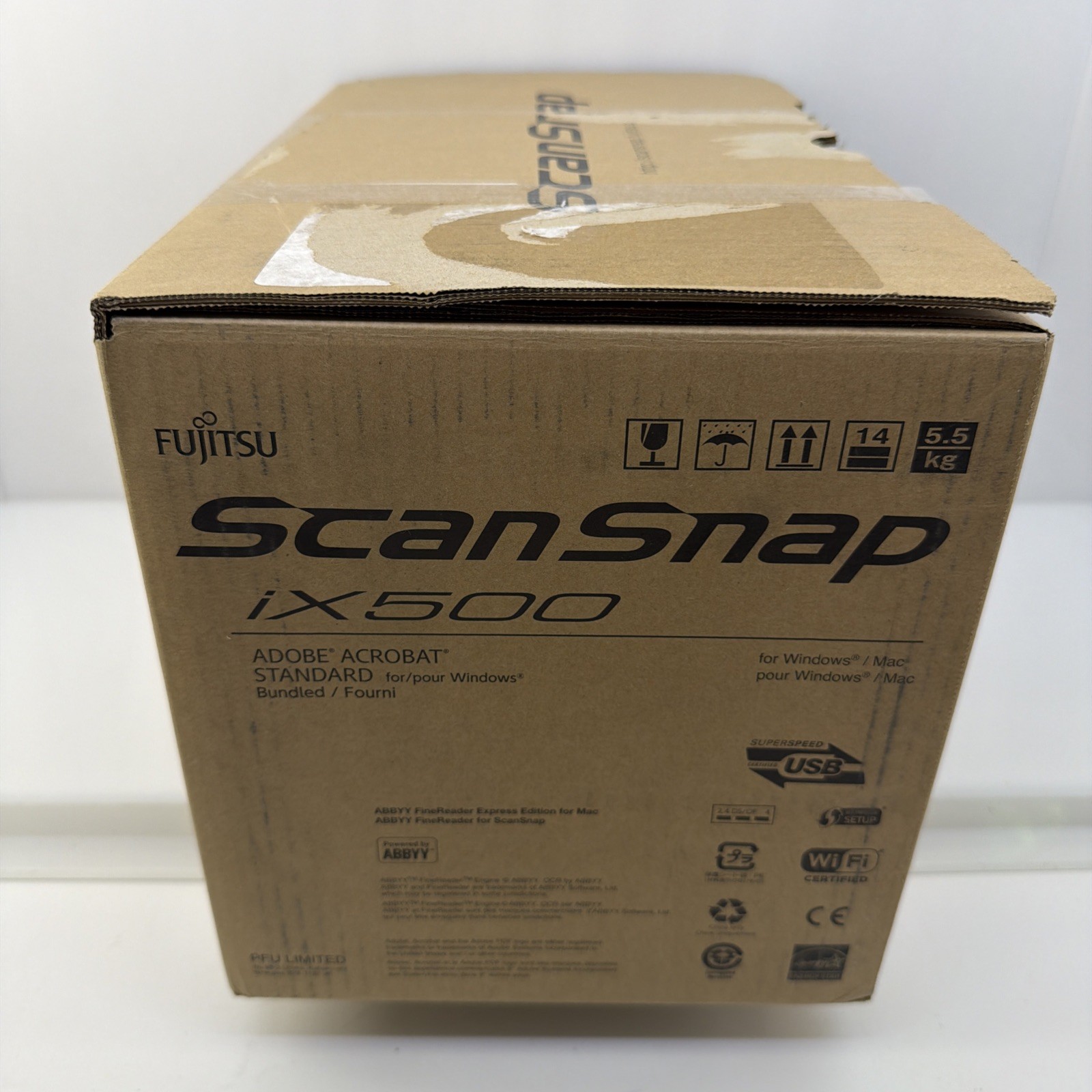 Fujitsu ScanSnap ix500 Color Document Scanner Black – Power Cable and USB Inc
