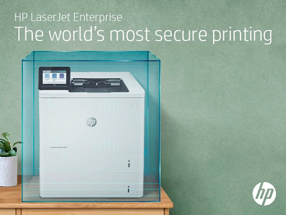 HP LaserJet Enterprise M611dn Laser Printer, Black And White Mobile Print Up to