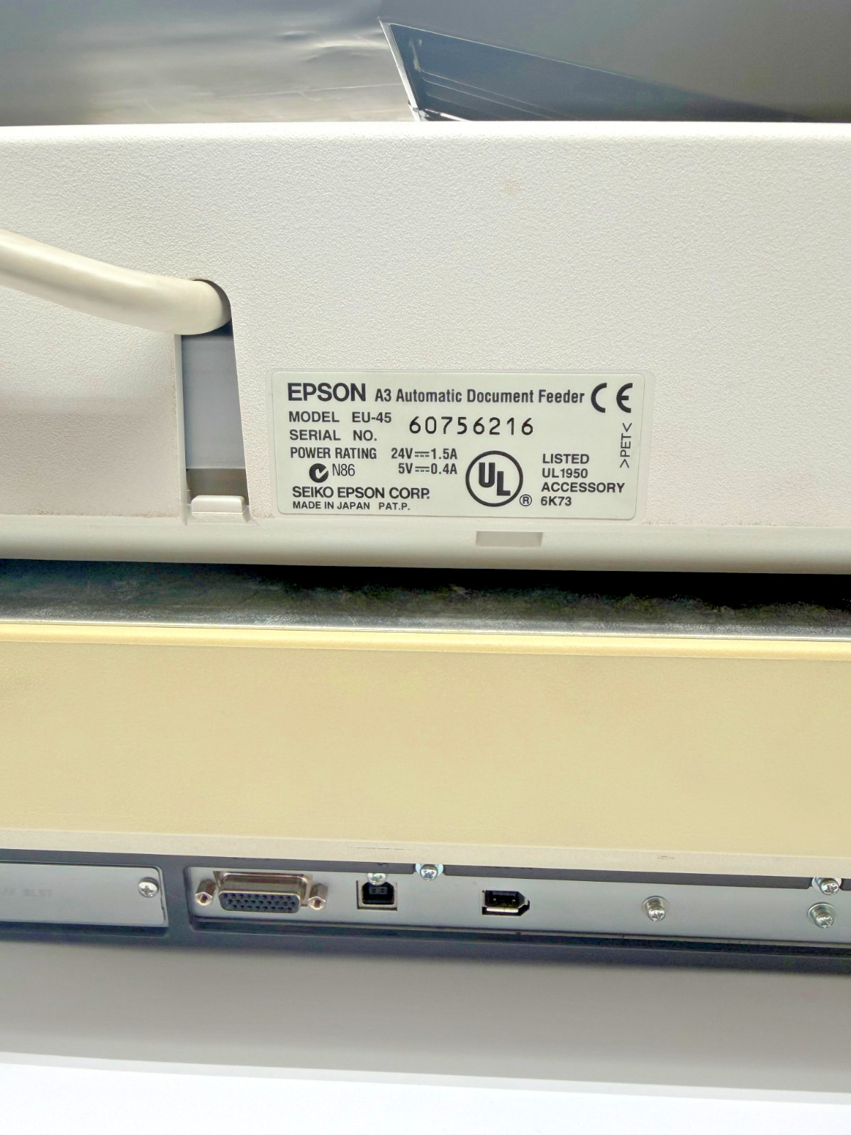 Epson Expression 10000XL J181A Flatbed Scanner W/ Epson A3 Auto Document Feeder