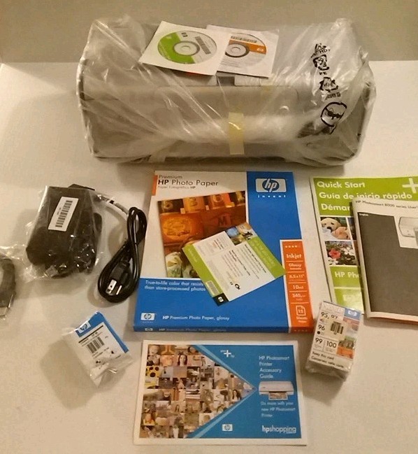 HP Photosmart 8050 Digital Photo Inkjet Printer New Without Box