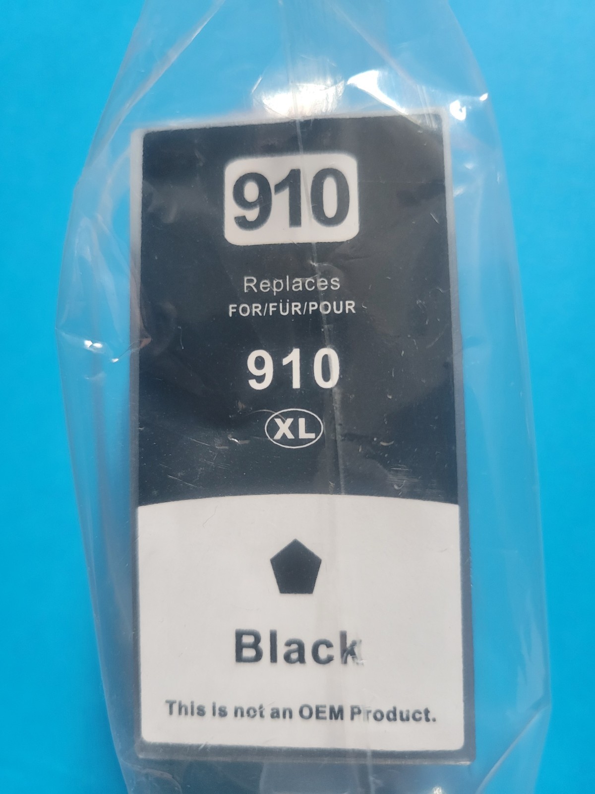 HIRMOD 910XL Compatible Ink Cartridges 4 NEW 2 Packs, Black Ink HP Generic