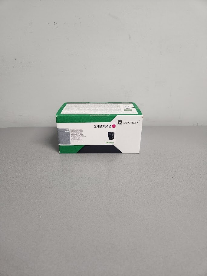 Lexmark 24B7512 Magenta toner cartridge C4342 C4352 in Retail Packaging
