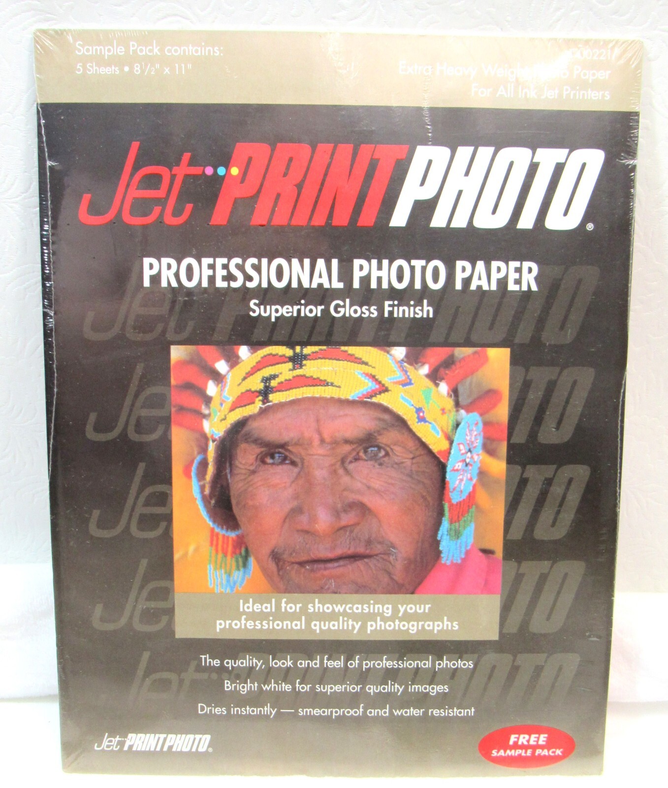 Jet Print Photo Professional Photo Paper Superior Gloss Finish, 8.5″ x 11″