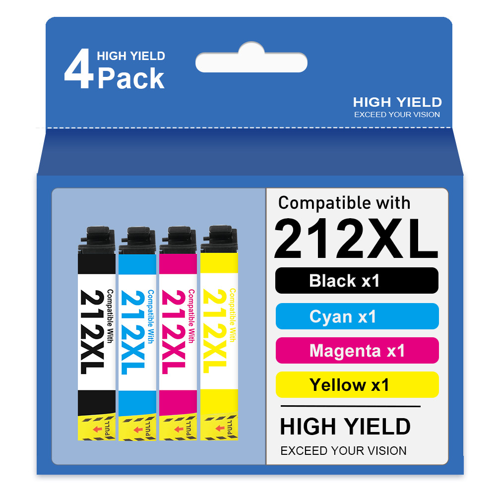 212XL Ink compatible with Epson 212XL Workforce WF-2830 2850 XP-4100 XP-4105 Lot