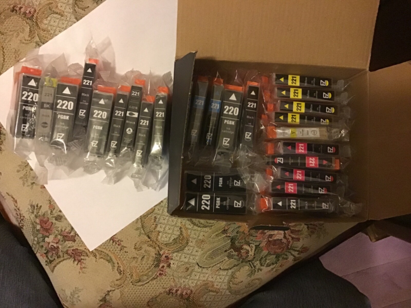 EZink ink cartridges- New includes 26 cartridges as shown.