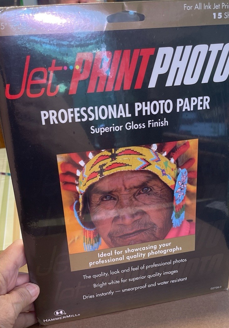 2- Jet Print Extra Heavy Weight Professional Gloss Photo Paper 15ct