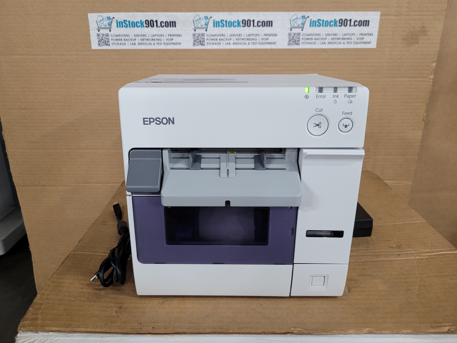 Epson ColorWorks TM-C3400 Color printer Working Excellent Fully Tested No Ink