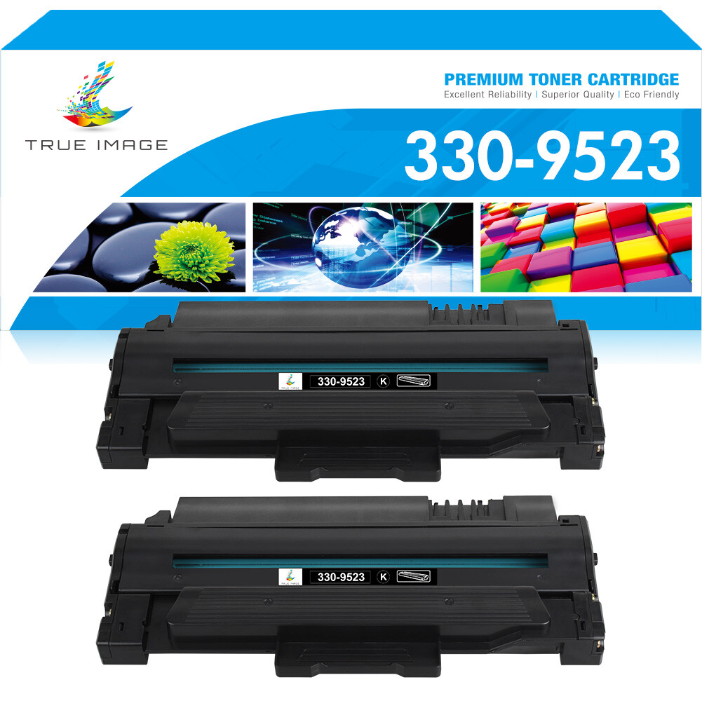 2PK High Yield 330-9523 Toner Cartridge For Dell 1130 1130N 1133 1135N