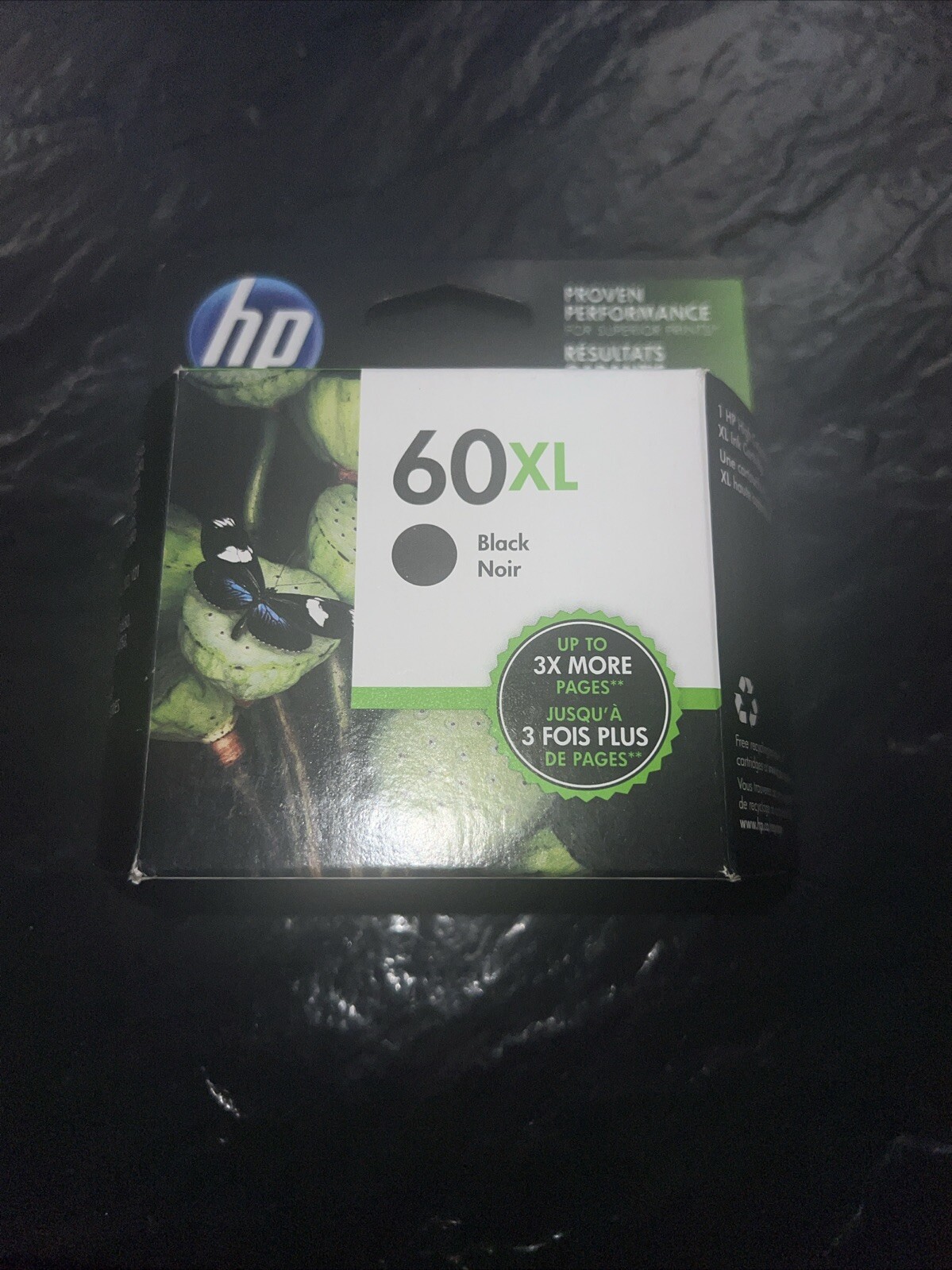 HP 60XL Black High-Yield Ink Cartridge (CC641WN) Exp China Oct 2016