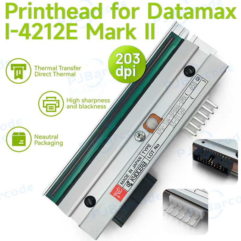 KPW-104-8PBB4-DMX NEW Printhead for Datamax I-4212E Thermal Label Printer 200dpi
