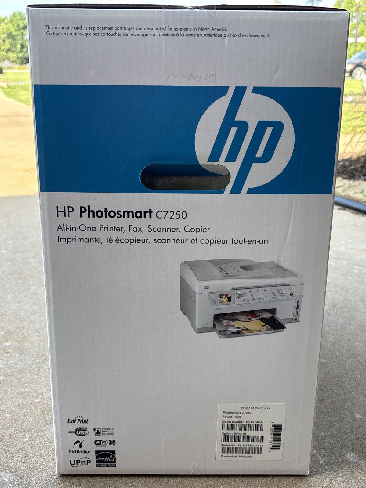 HP photosmart c7250 printer NEW Sealed