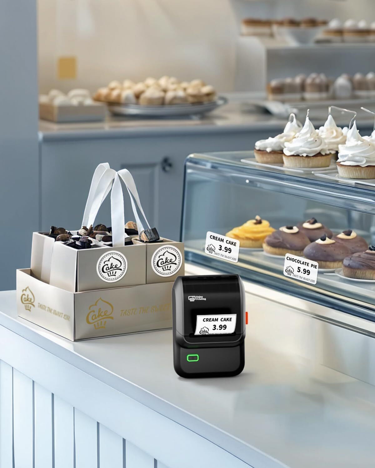 Phomemo M100 Thermal Printer Label Makers Bluetooth Barcode Address Label Maker