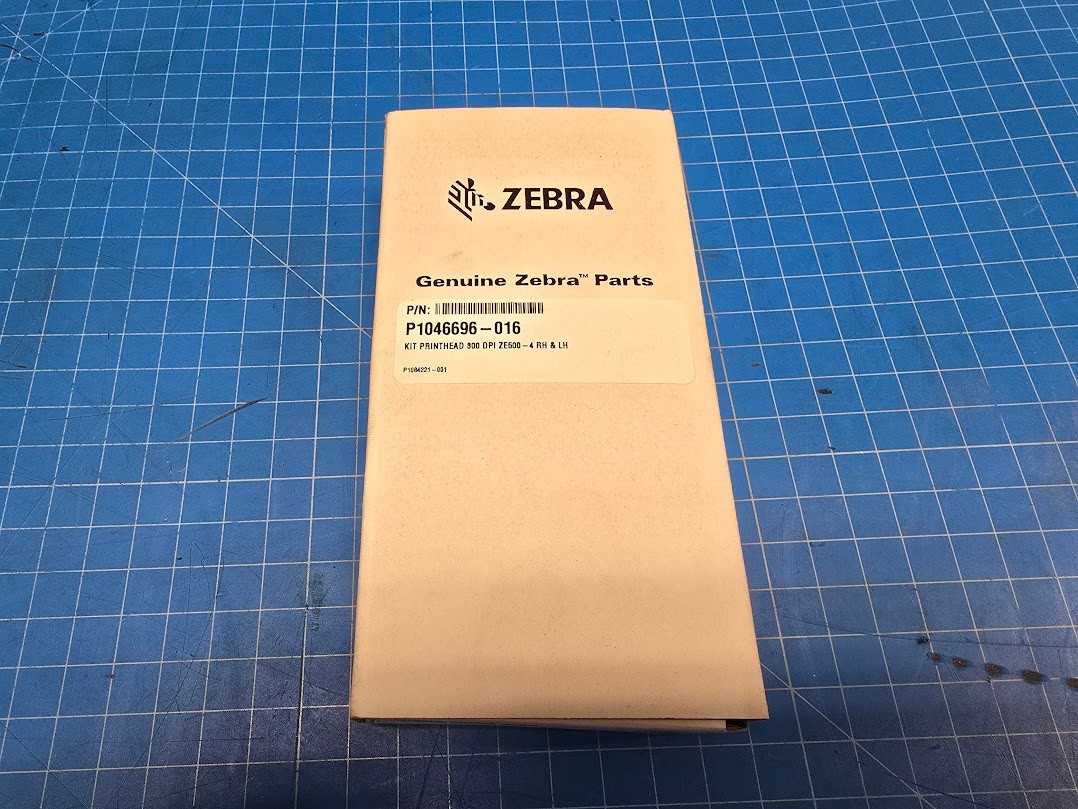Zebra Printhead ZE500-4 300dpi Thermal Printer P1046696-016 Open Box