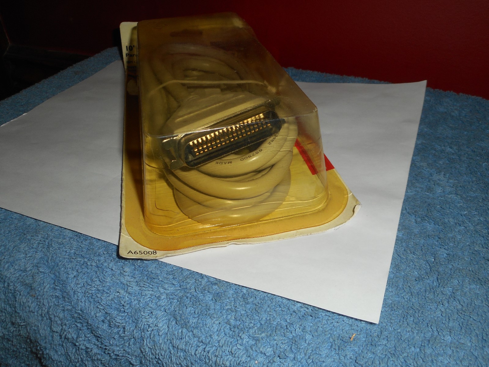 IEEE 1284 PARALLEL PRINTER CABLE DB25 MALE to CN36 CENTRONICS MALE 10 ft. PC Nos