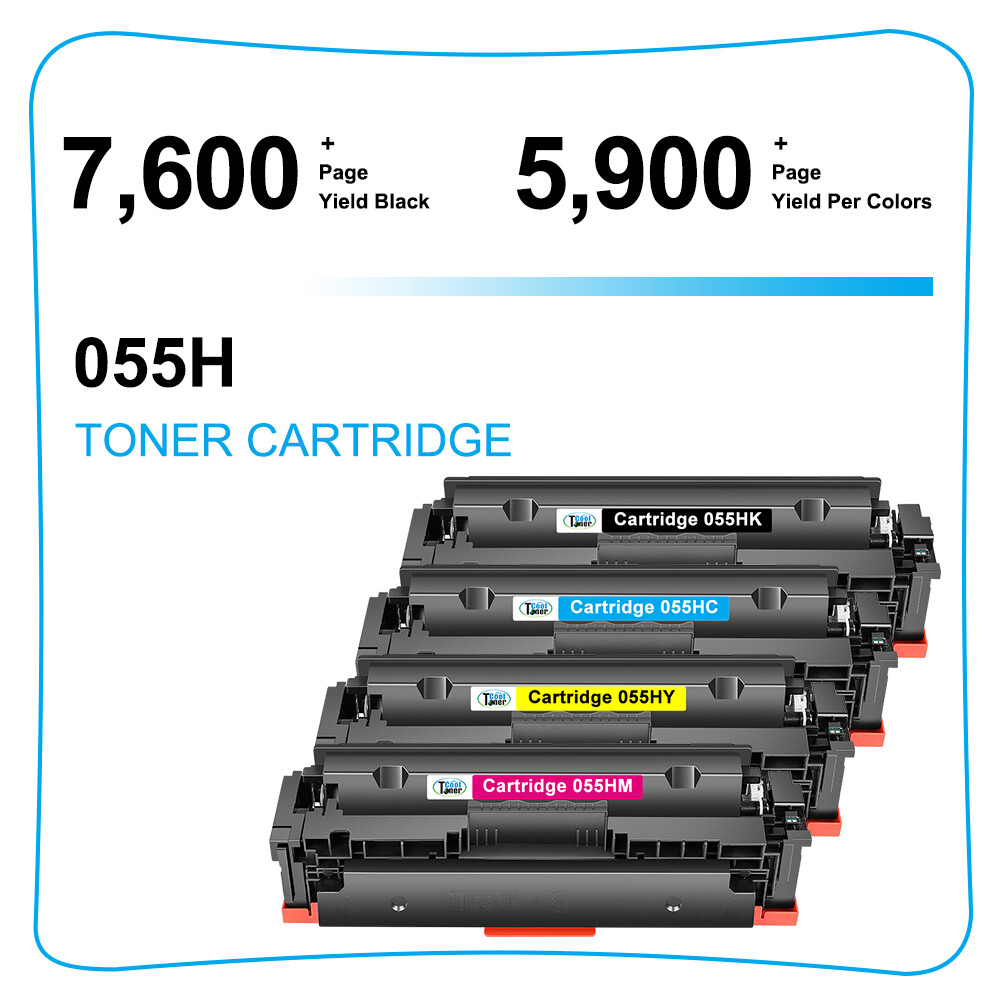Compatible For Canon 055H Toner ImageCLASS MF743cdw MF741cdw CRG-055H W/Chip LOT