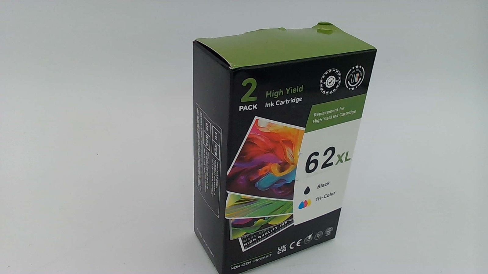 Chromojet 62XL Black & Tri-Color Ink Cartridge Combo Pack