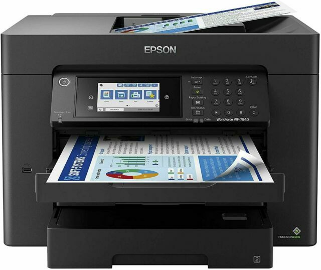 Epson WorkForce Pro WF-7840 Wireless Color All-In-One Wide Format Inkjet Printer