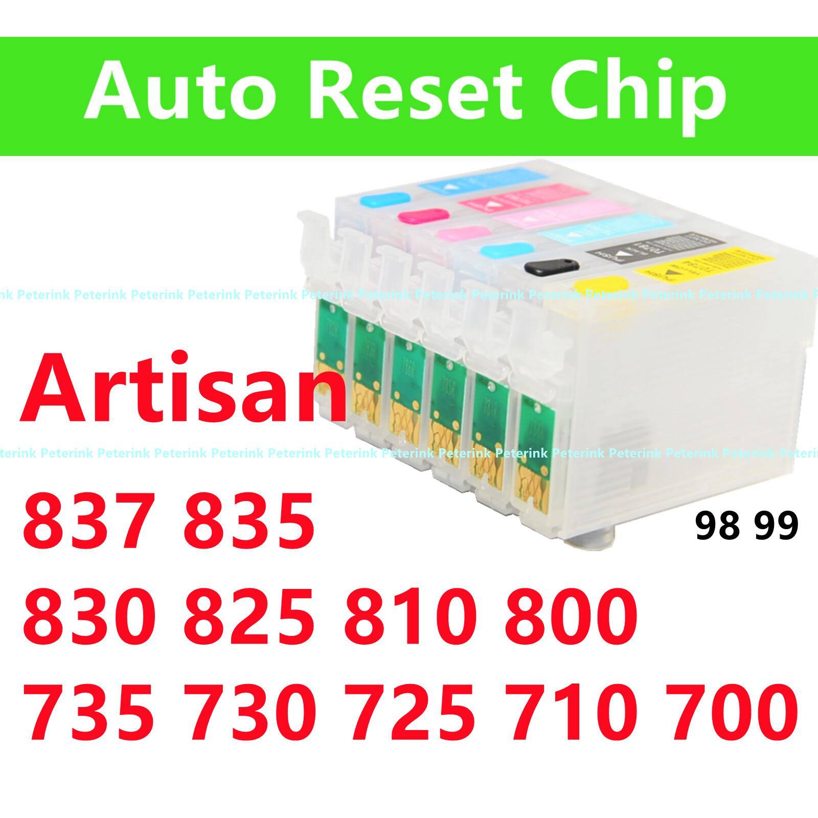Refillable Ink Cartridge Artisan 837 835 830 825 810 800 735 730 725 710 700 99