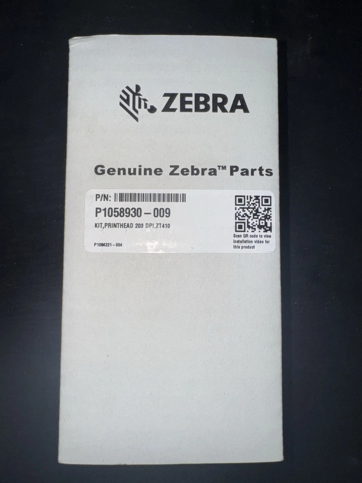 ✅️ Zebra Genuine Printhead for ZT410 ZT411 Thermal Printer 203dpi P1058930-009