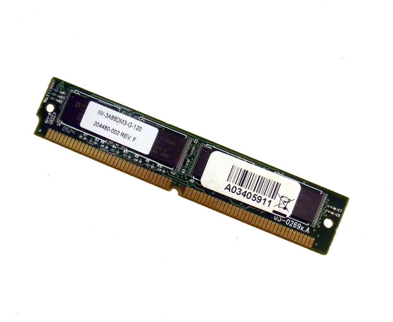 Printronix 204480-002 8MB Flash SIMM Memory