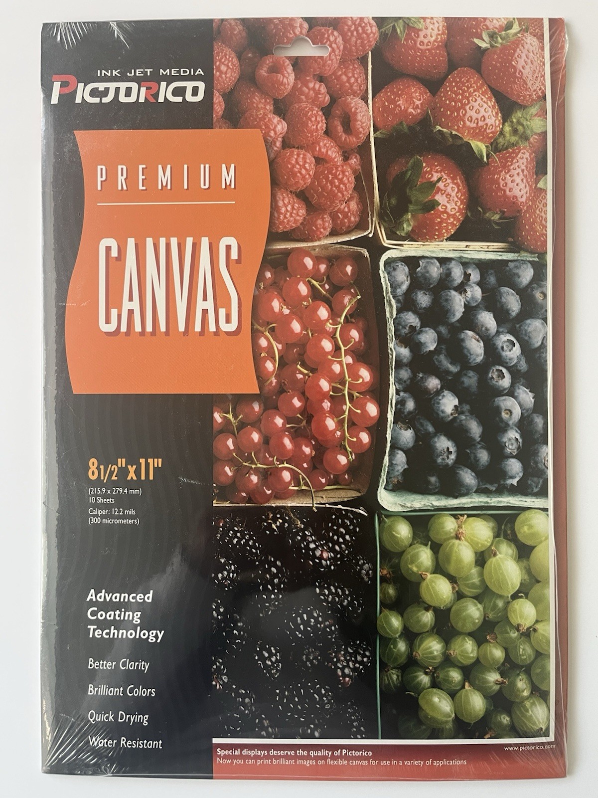 Pictorico 8 1/2 x 11 Inch Premium Canvas Paper 10 Sheets FREE SHIPPING!