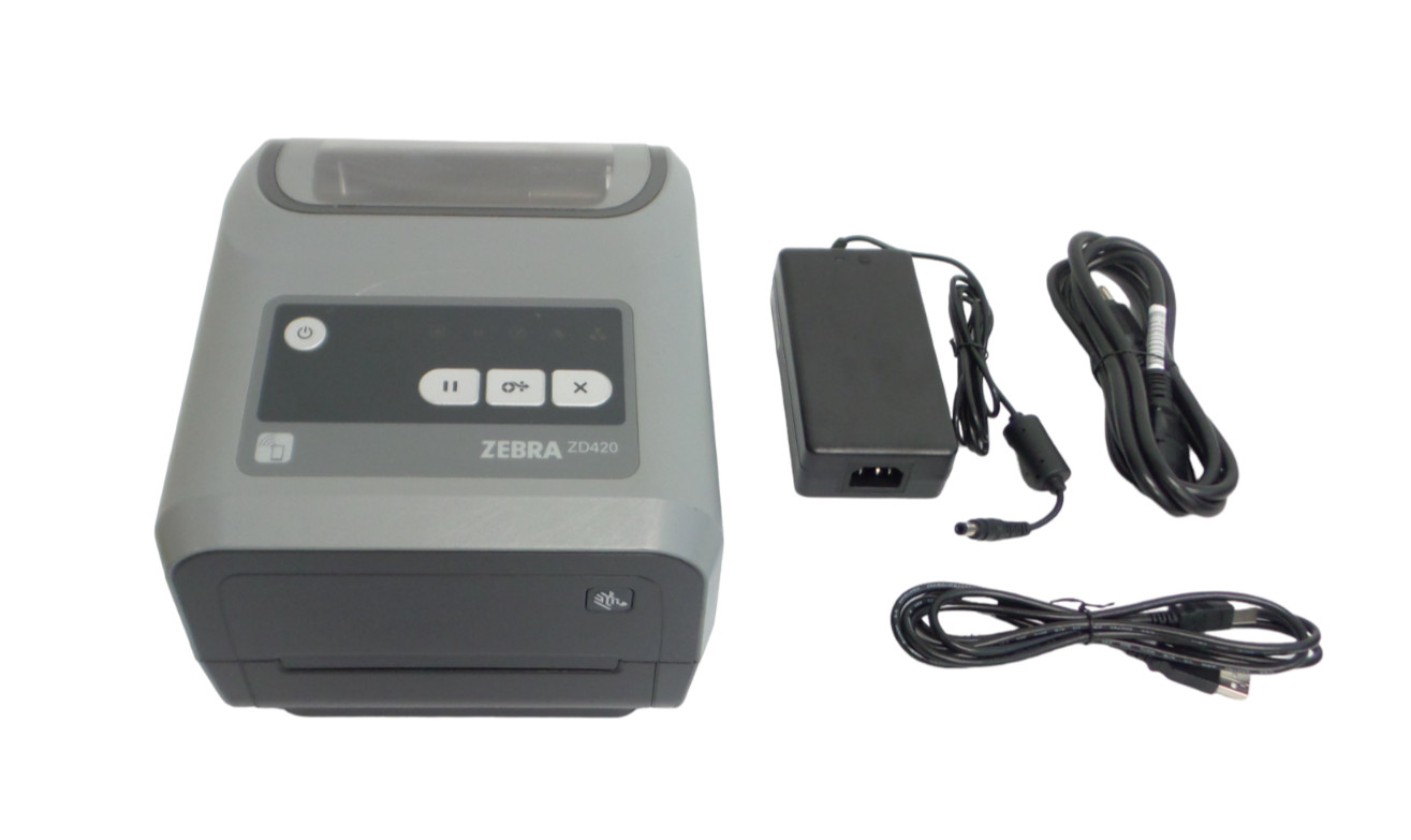 Zebra ZD420C Label Printer 203 dpi USB, Bluetooth and WiFi ZD42042-C01W01EZ