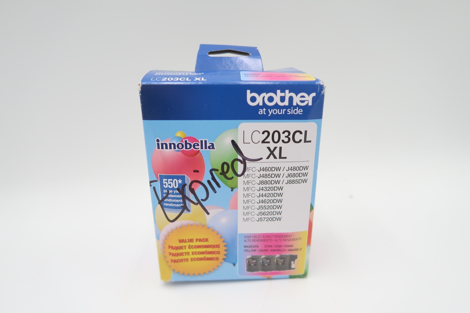 Brother LC203CL XL Ink Cartridge Value Pack 02/2026