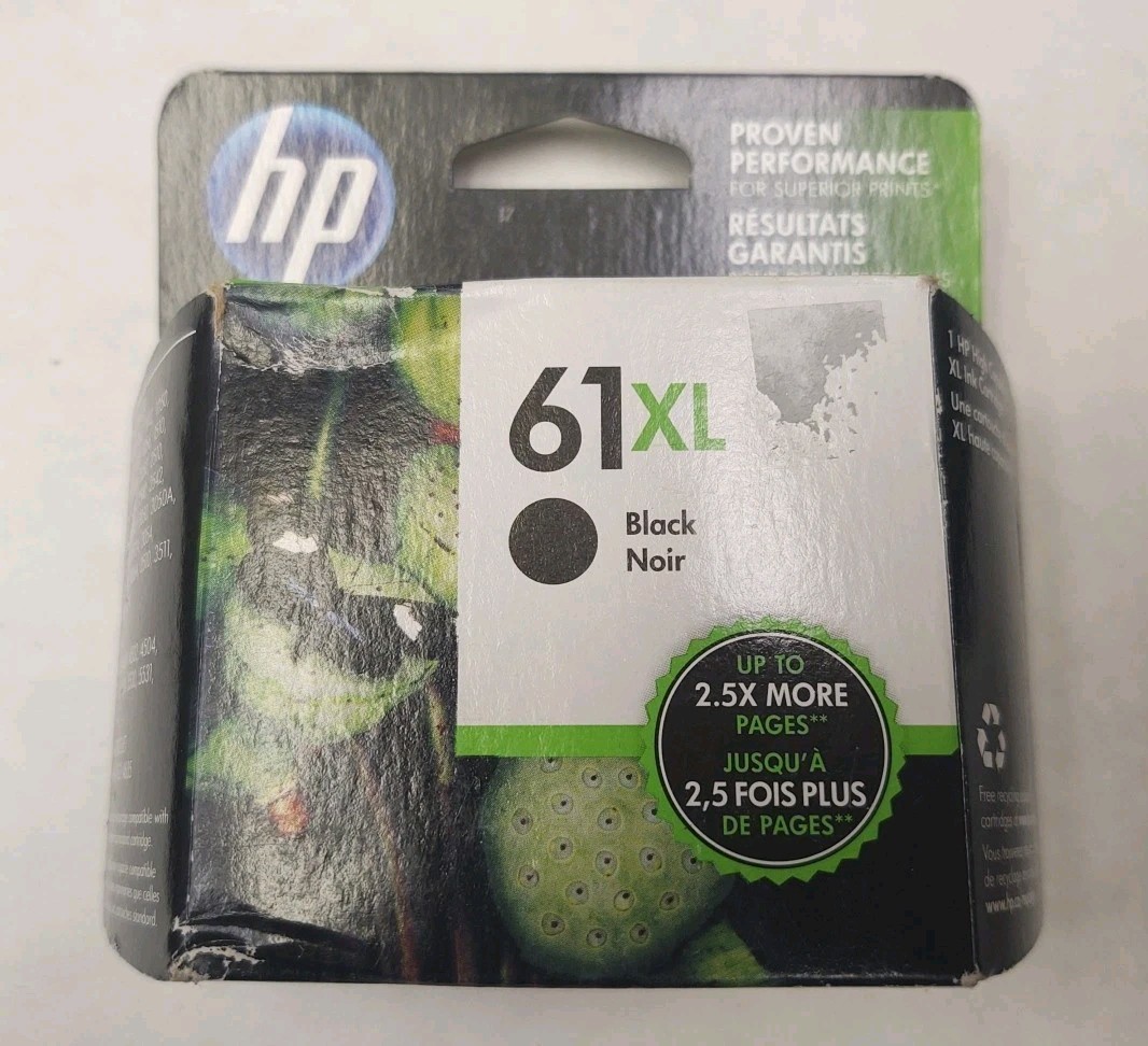 Genuine HP 61XL CH563WN Black High Yield Ink Cartridge