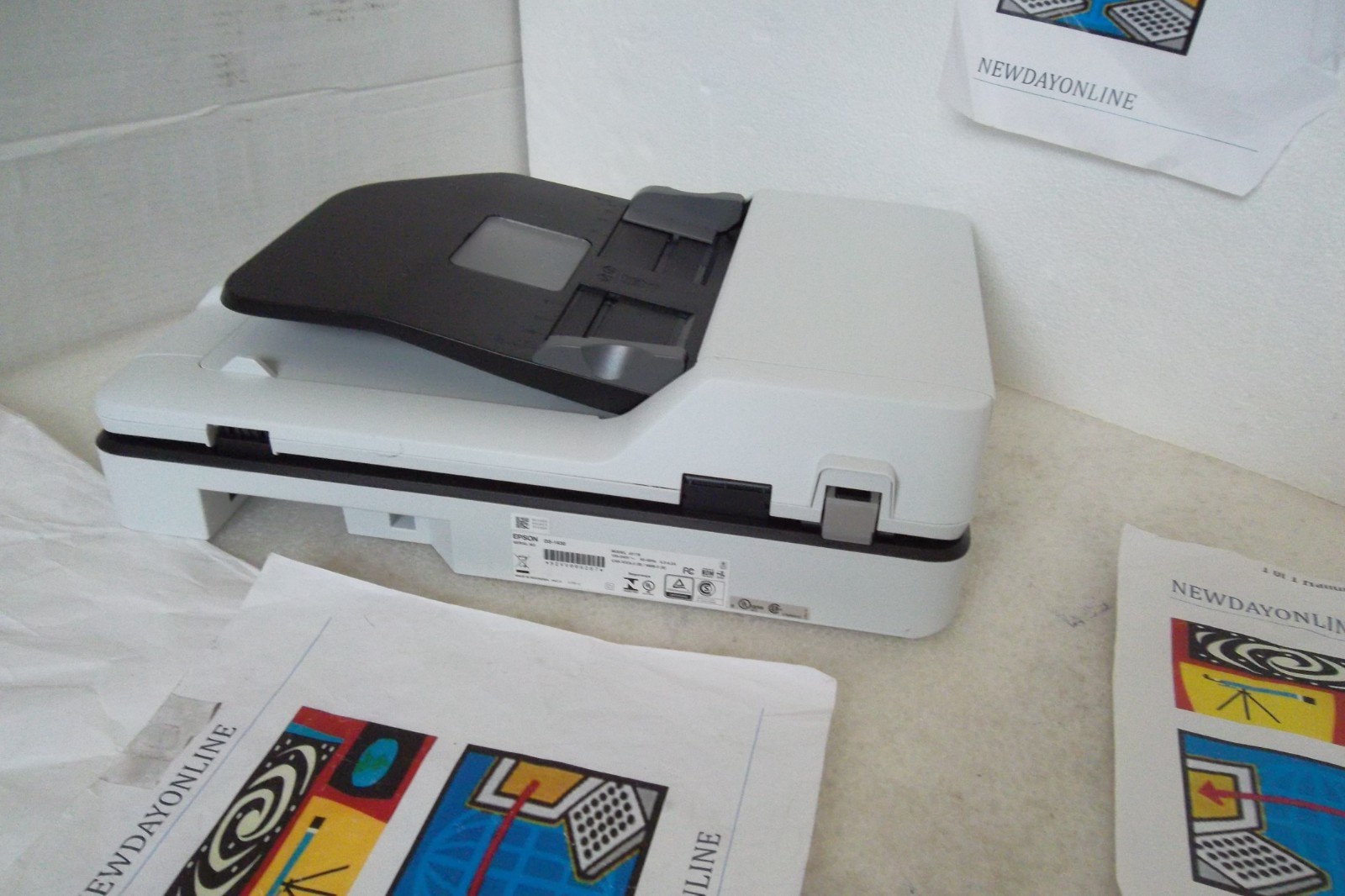 Epson DS-1630 Flatbed Color Document Scanner ADF One-Touch 1200 dpi TWAIN J411B