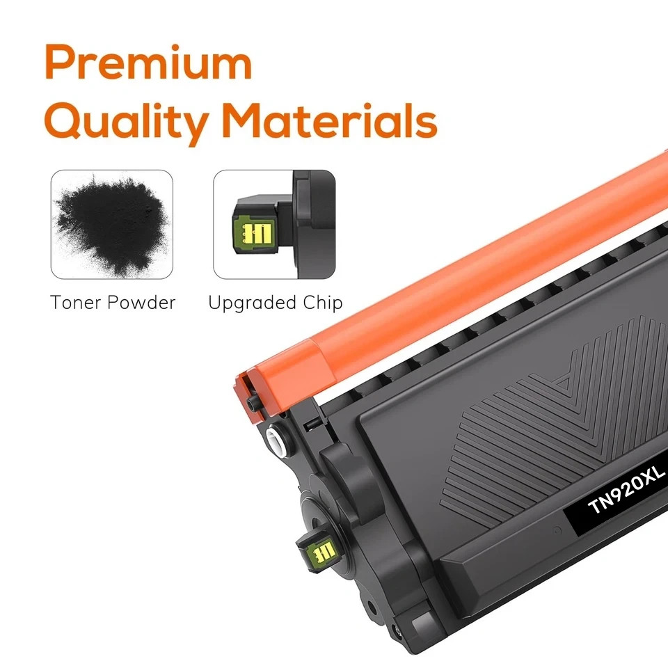 4PK Compatible TN920XL Toner With Chip For Brother HL-L6415DW/EX415DW High Yield