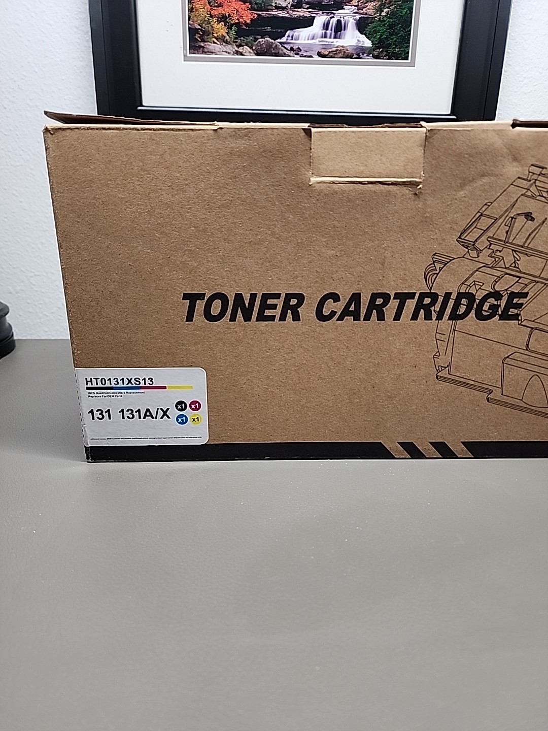 GREENSKY 131 131A/X Compatible Toner Cartridge 4-Pack For HP Laser CMYK Set