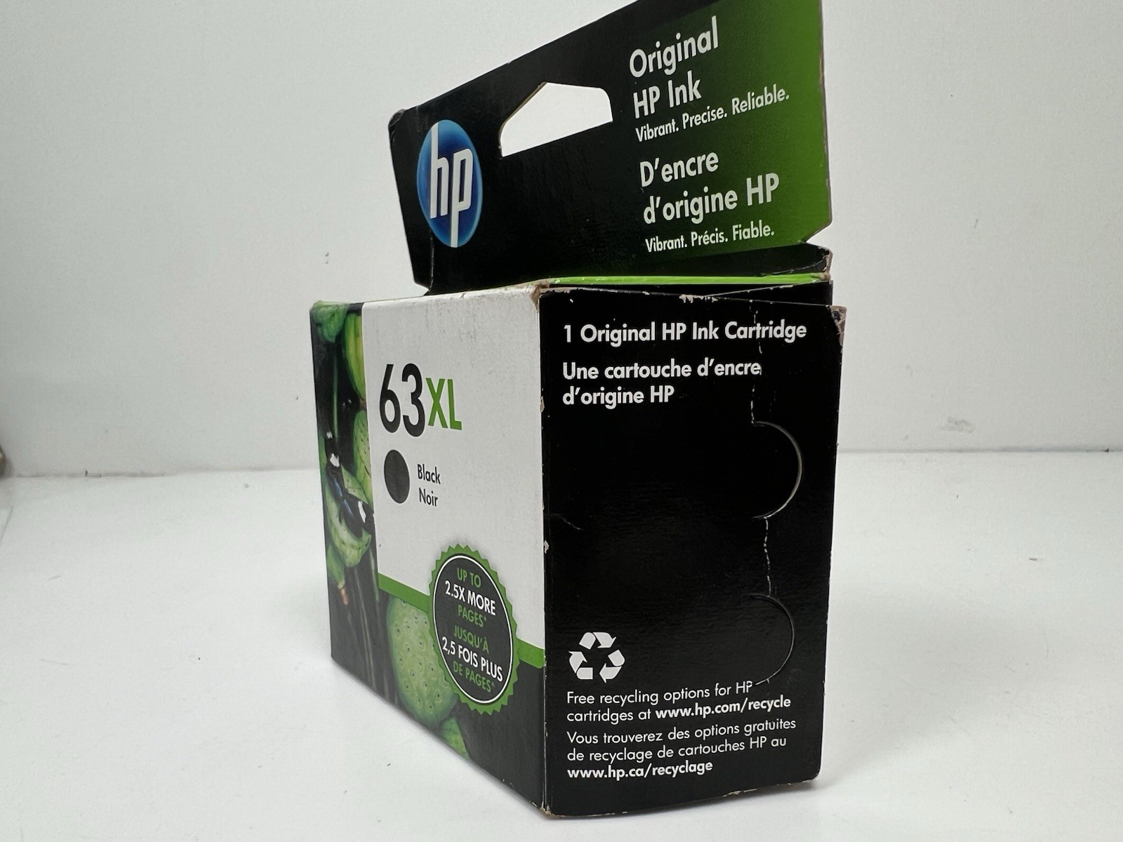 HP 63XL Black Genuine OEM Exp 07/2021 New Factory Sealed