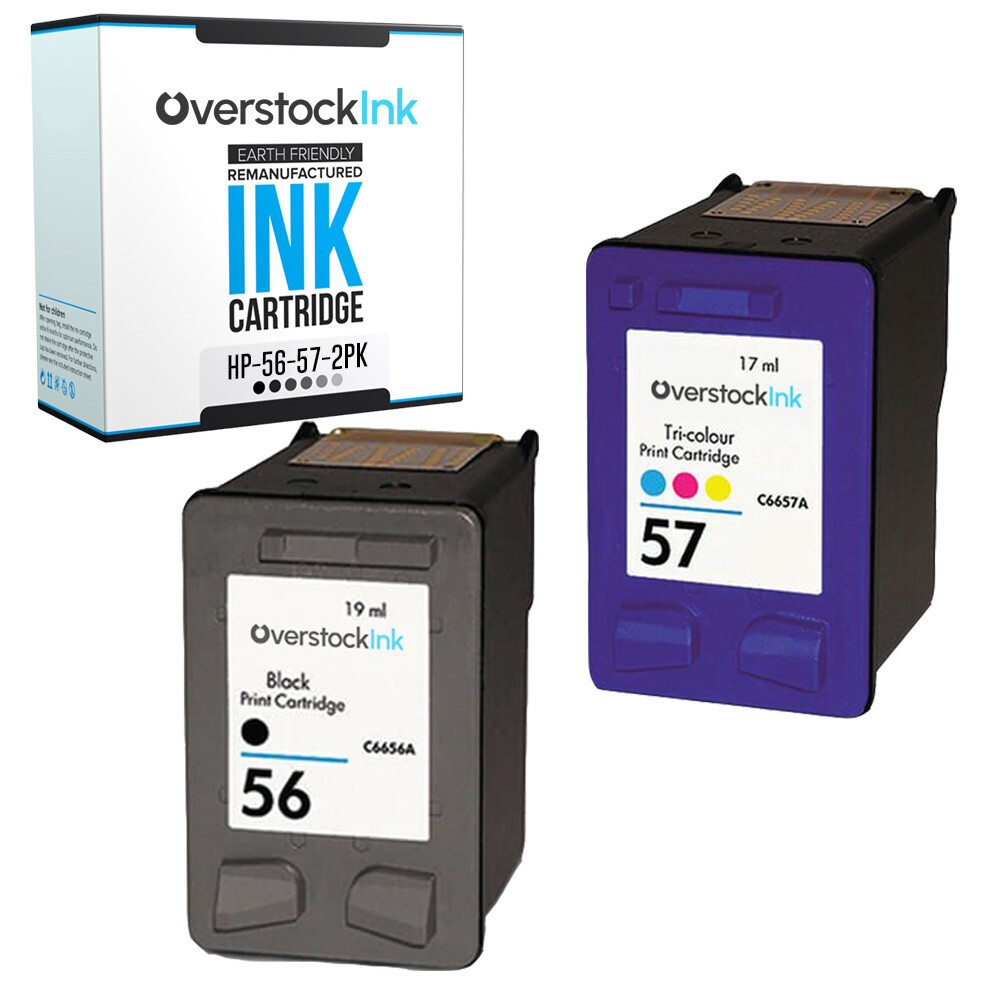 Black Color Ink for HP 56 and HP 57 Cartridges 56 and 57