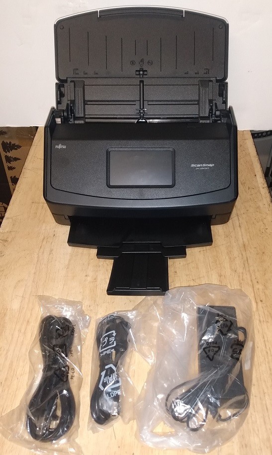 Fujitsu ScanSnap ix1500 Scanner May 2019 w/LOW 174 Scans w/AC Adapter+Cables