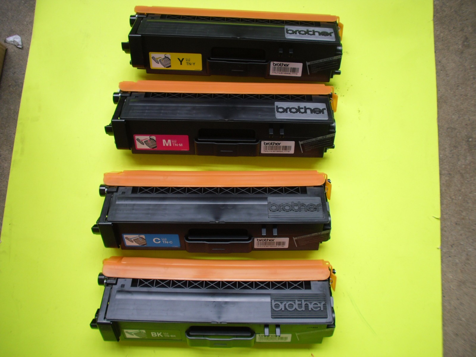 4 Genuine Brother HL-L8350CDW HL-L8250CDN HL-L9200 MFC8600 Color Printer TONER
