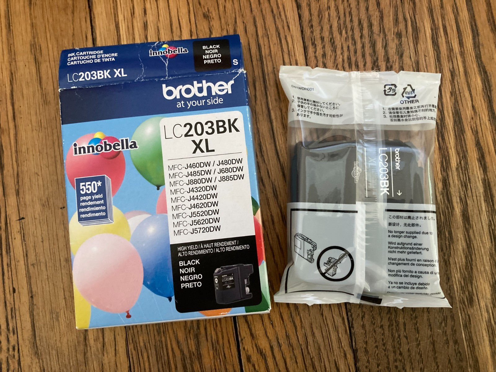 GENUINE Brother LC203 XL Black Ink for MFC-J4320DW MFC-J4420DW MFC-J4620DW
