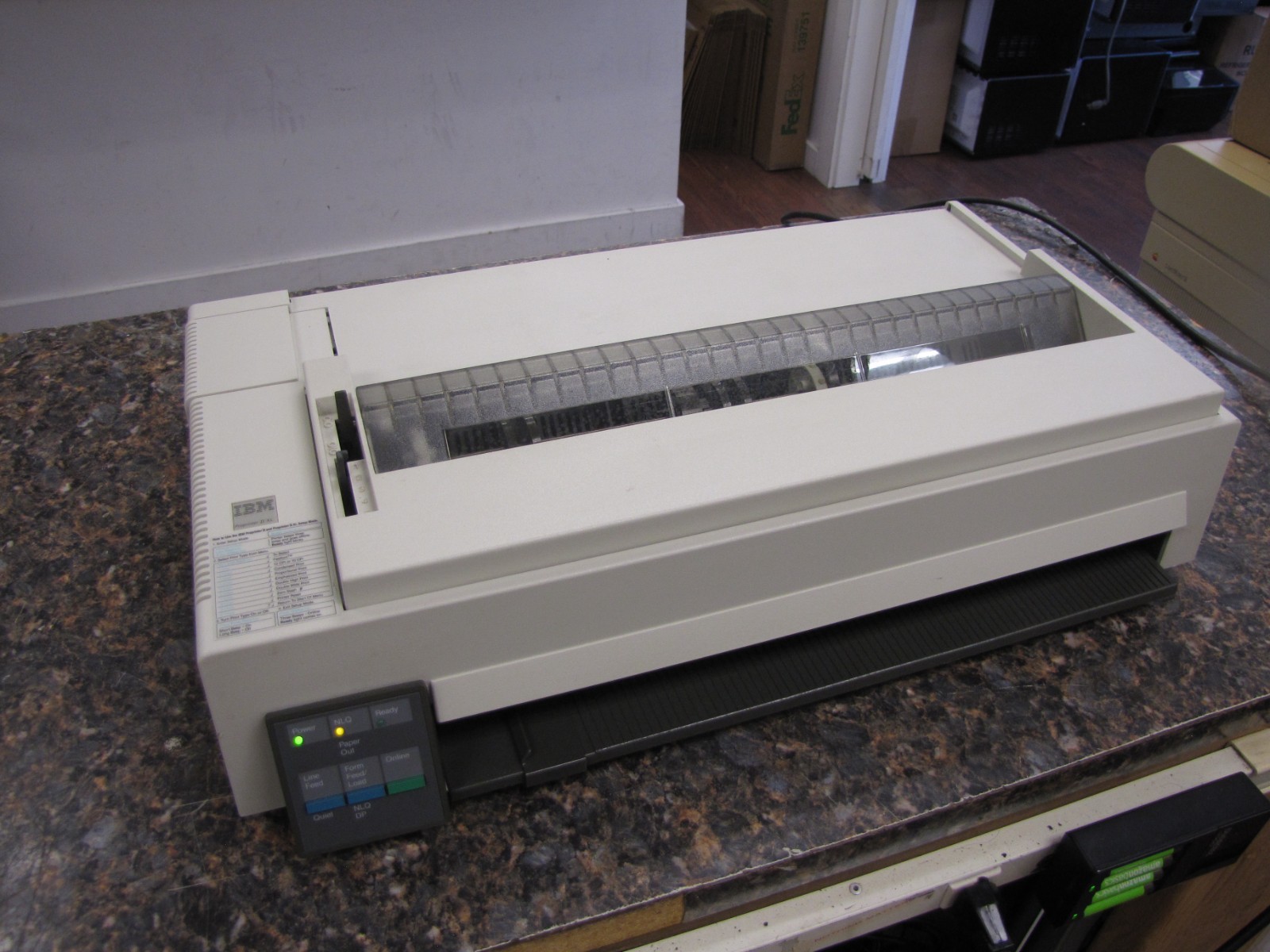 RARE IBM ProPrinter II XL TYPE 4201-002 System Computer Dot Matrix Printer-HI39