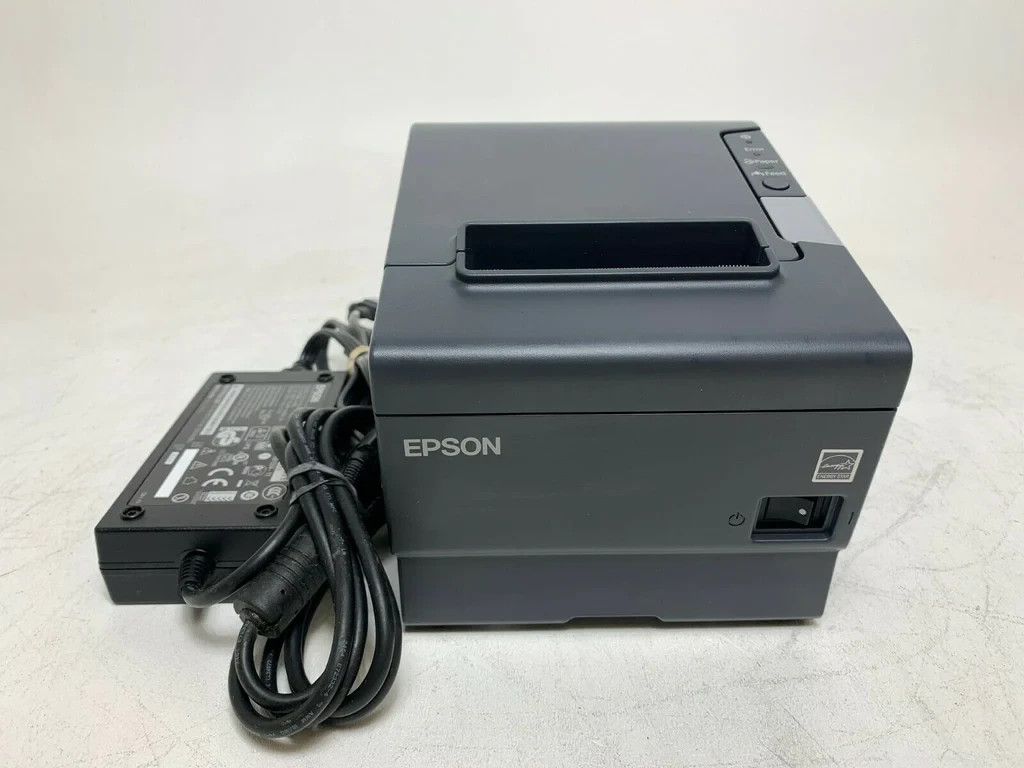 EPSON Black Thermal Receipt Printer M244a TM-T88V 24-pin serial complete!