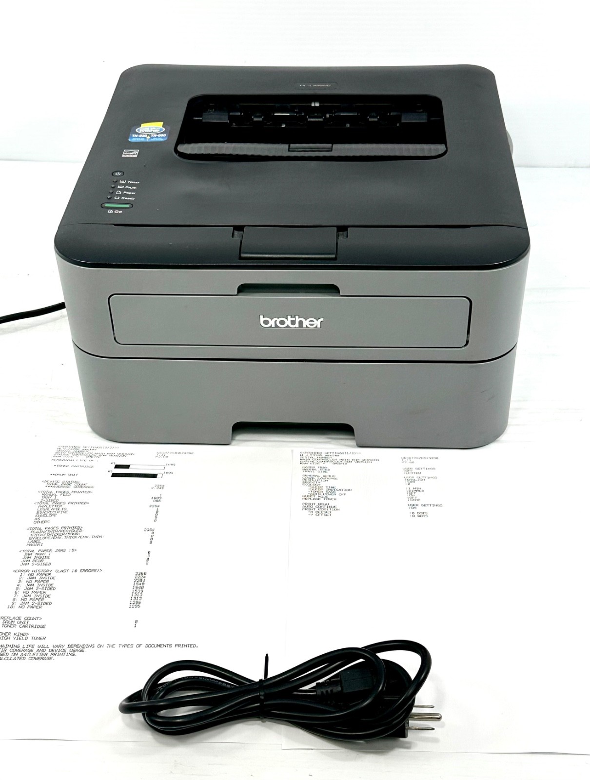 Brother HL-L2320D Monochrome Workgroup Laser Printer – Pg: 2364, Tested Video