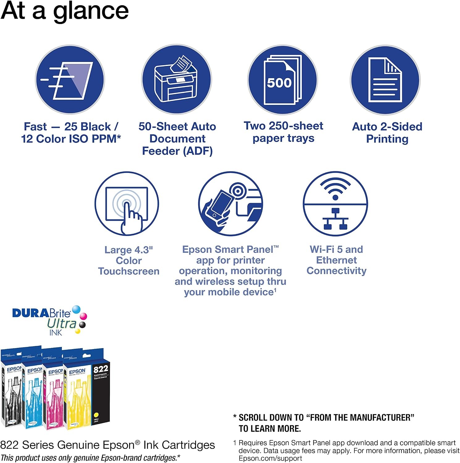 NIB: Epson Workforce Pro WF-4830 Inkjet Color All-In-One Printer