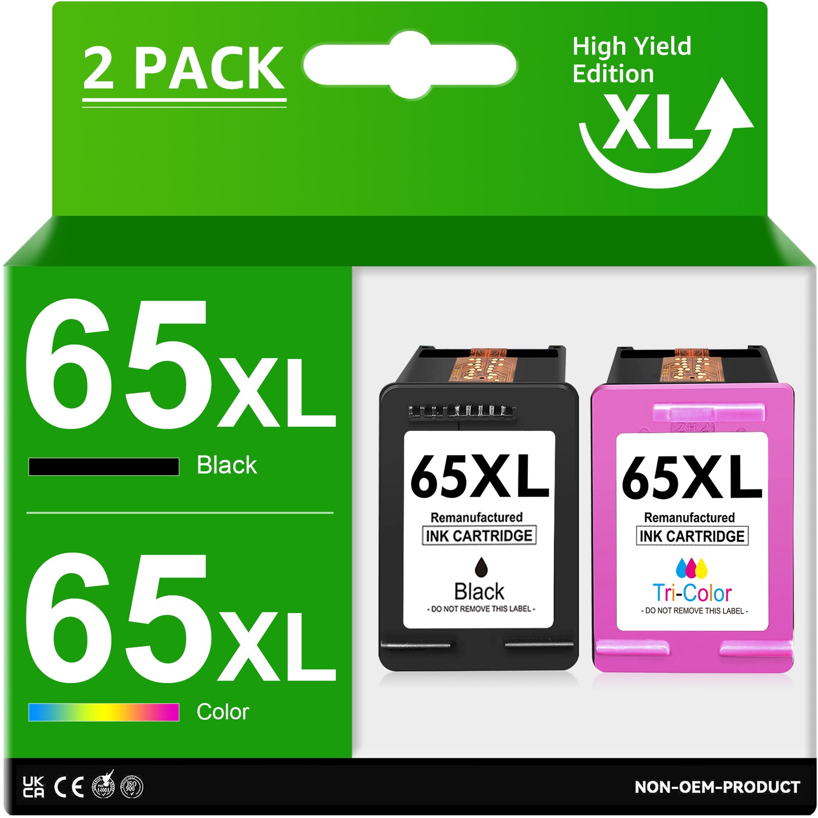 65XL 65-XL Ink Cartridges For HP Deskjet ENVY 5010 5000 5055 5052 2600 2636 2624