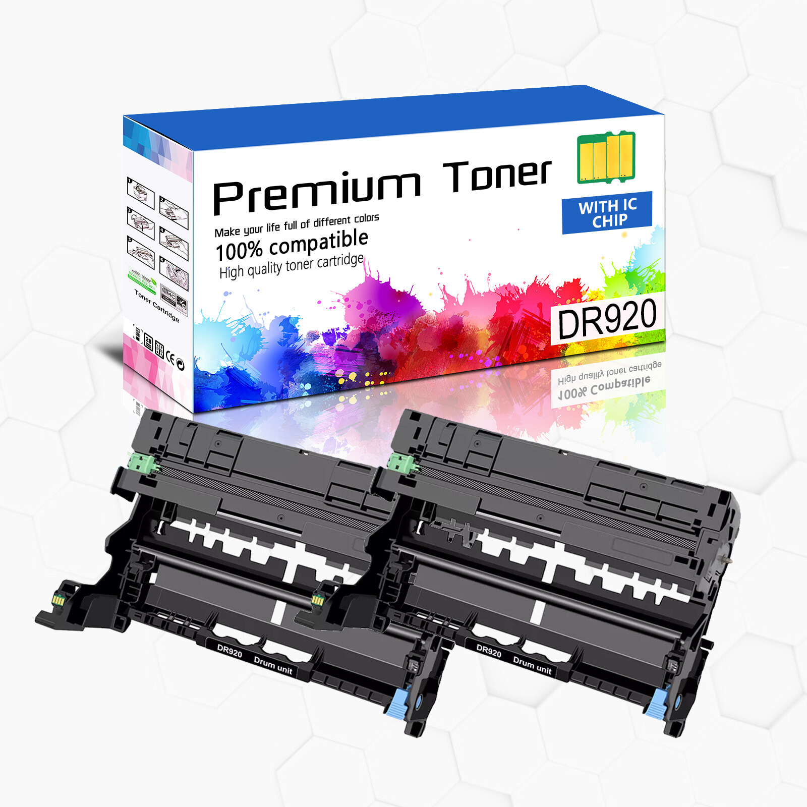 2PK DR920 Drum Units Compatible with Brother TN-920 HL-L5210DW HL-L6415DW