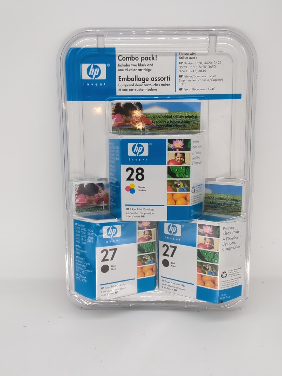 HP 56 Black 57 Color x 2 Combo Pack Ink Cartridges Set x 3 OEM NEW Expired A12
